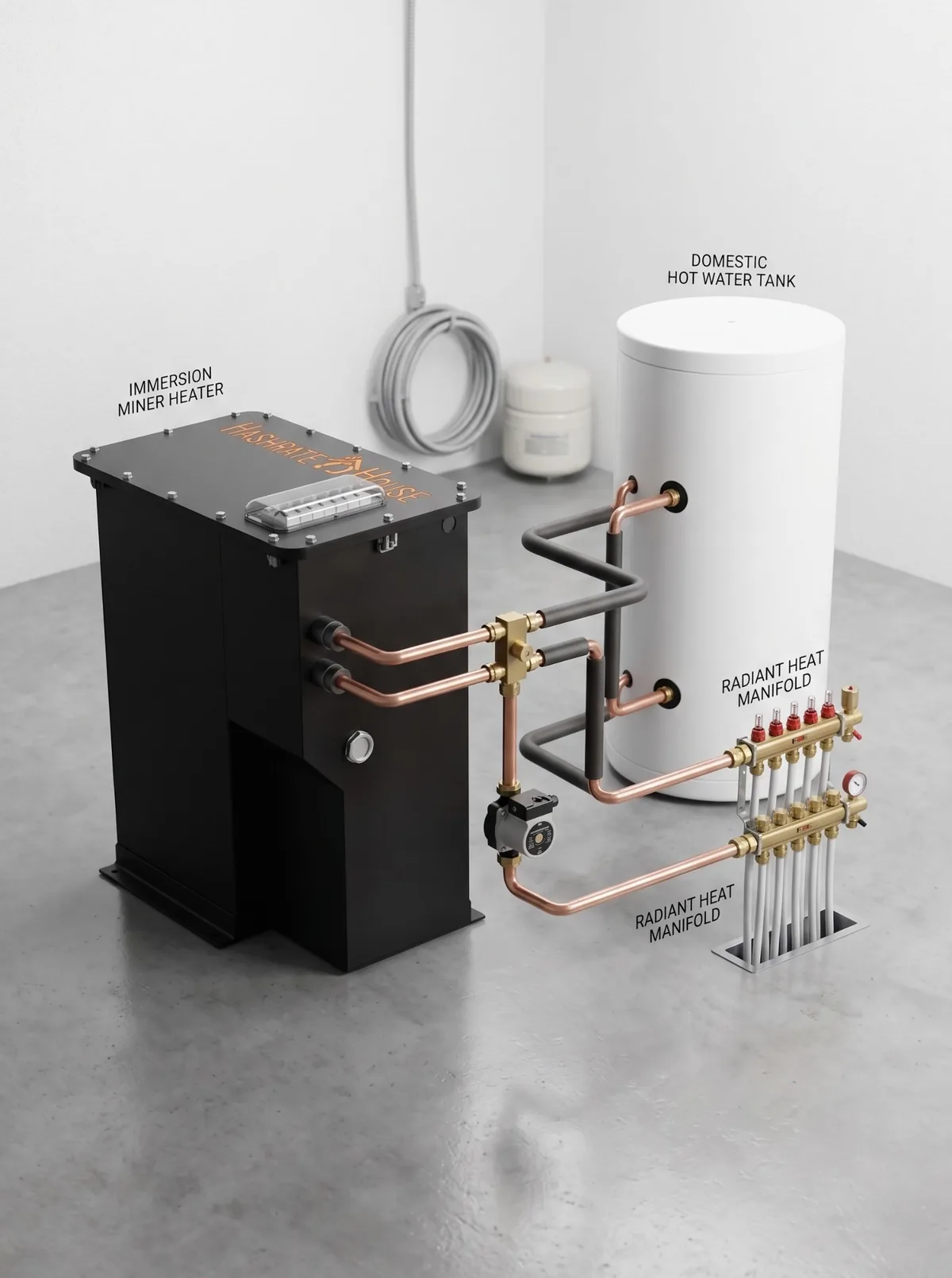 Whole-Home Heat: The same system, plumbed into your home